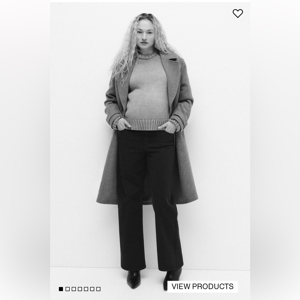 H&M Black Wide Leg Jeans